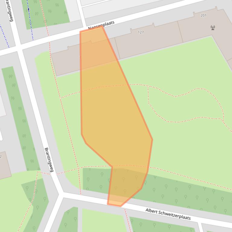 Kaart van postcodegebied 3069CK.