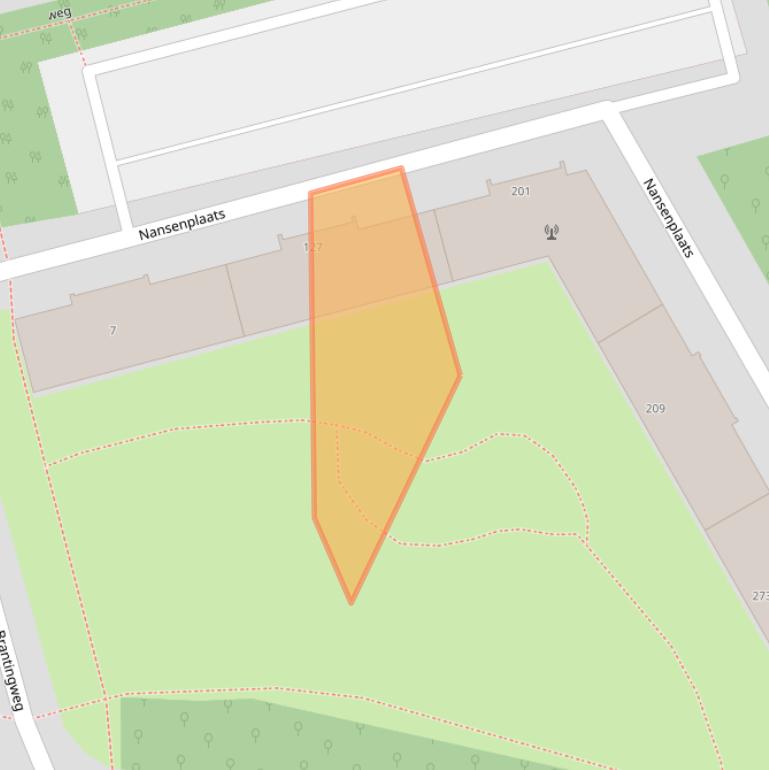 Kaart van postcodegebied 3069CM.