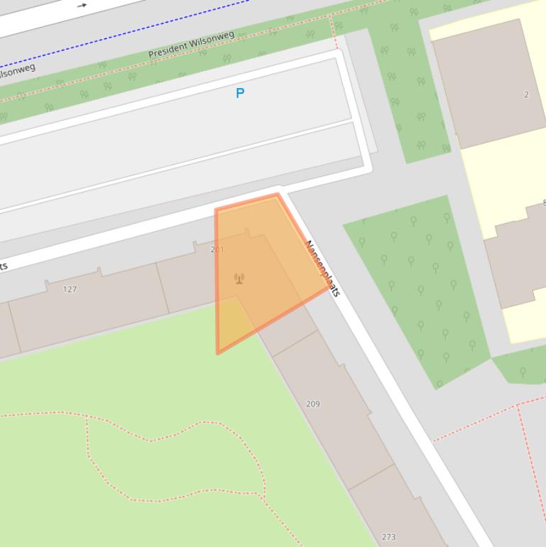 Kaart van postcodegebied 3069CP.