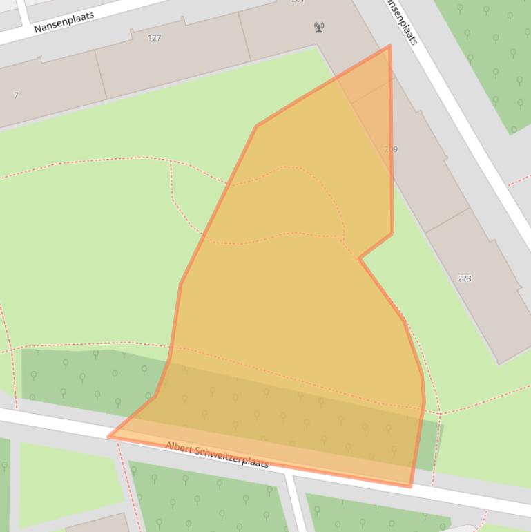 Kaart van postcodegebied 3069CR.