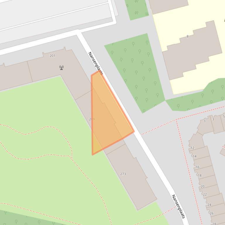 Kaart van postcodegebied 3069CS.