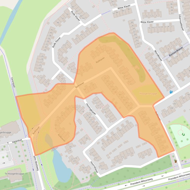 Kaart van postcodegebied 3069DH.