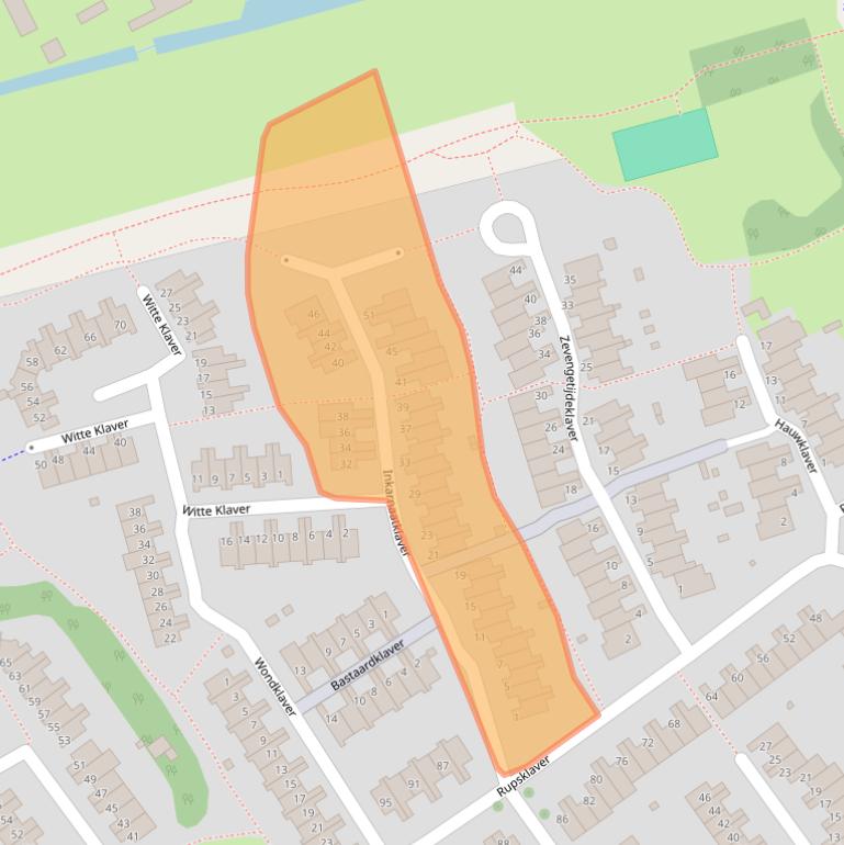 Kaart van postcodegebied 3069DN.