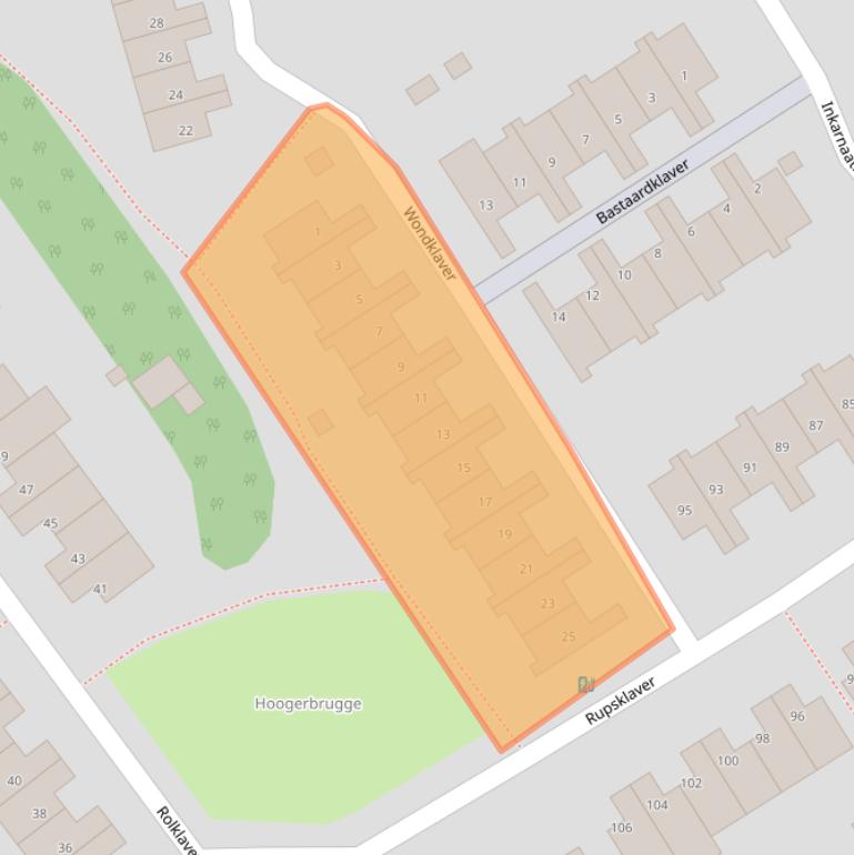 Kaart van postcodegebied 3069DR.