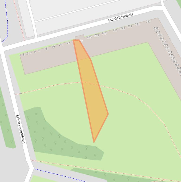 Kaart van postcodegebied 3069ED.