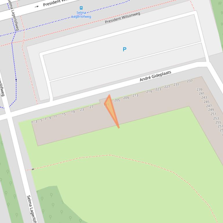 Kaart van postcodegebied 3069EE.