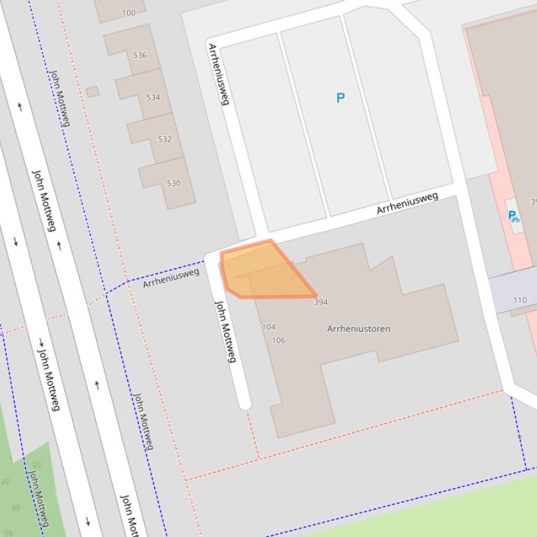 Kaart van postcodegebied 3069EP.