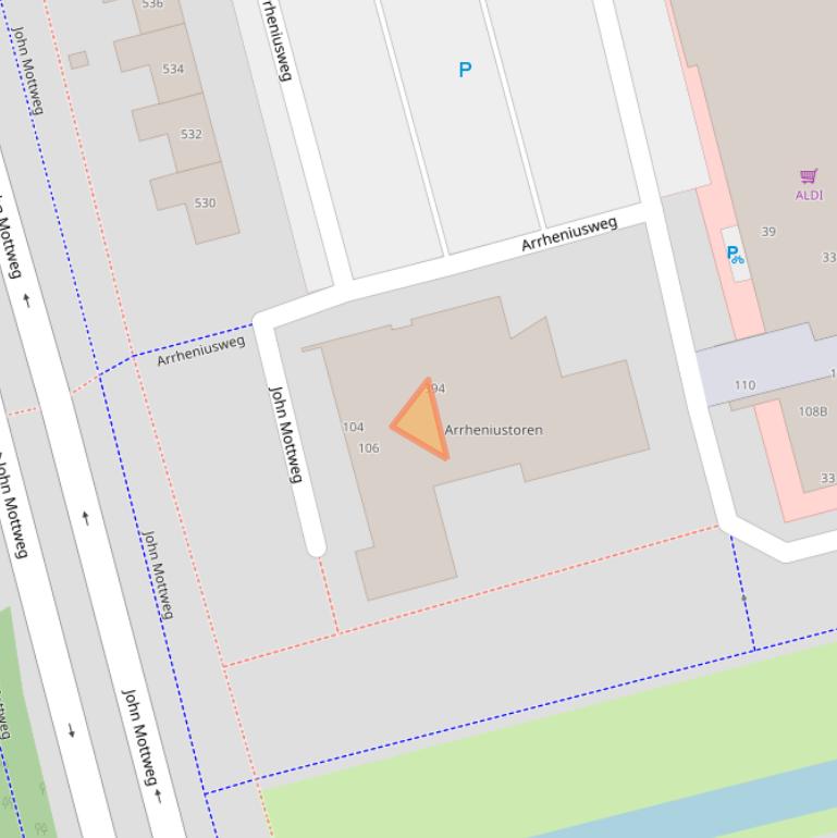 Kaart van postcodegebied 3069ET.