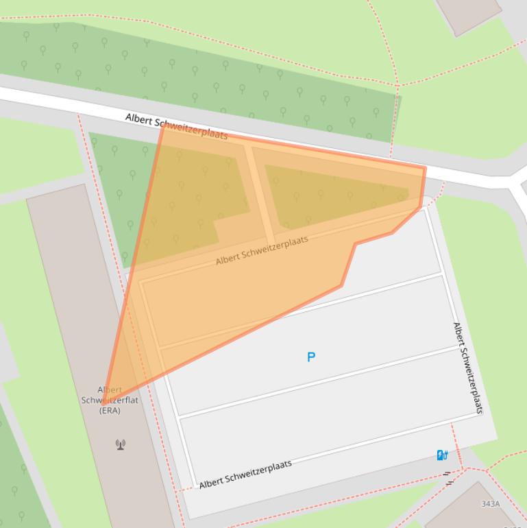 Kaart van postcodegebied 3069GB.