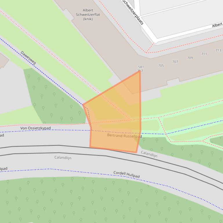 Kaart van postcodegebied 3069GN.