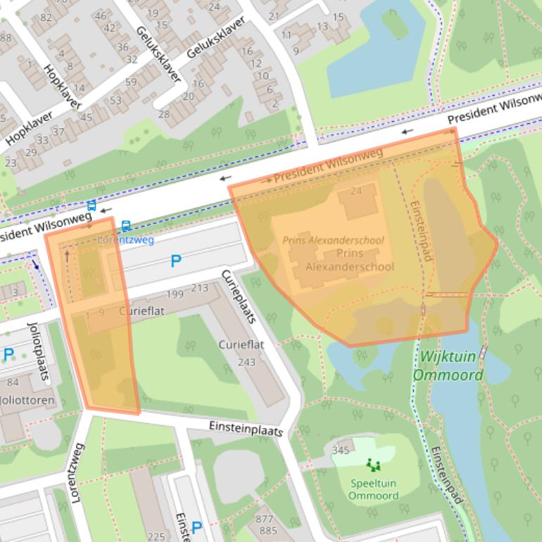 Kaart van postcodegebied 3069HA.