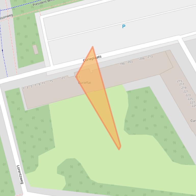 Kaart van postcodegebied 3069HB.