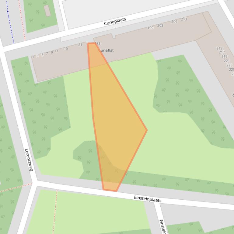 Kaart van postcodegebied 3069HC.