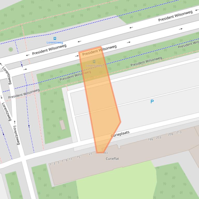 Kaart van postcodegebied 3069HD.