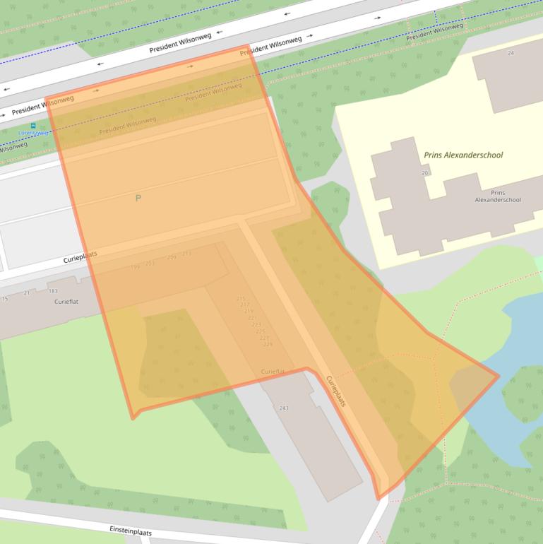 Kaart van postcodegebied 3069HE.