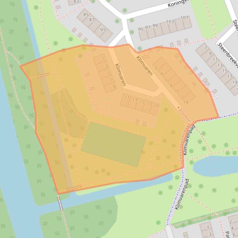 Kaart van postcodegebied 3069HN.