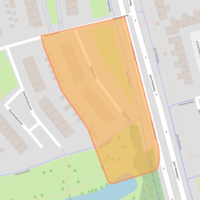 Kaart van postcodegebied 3069HR.