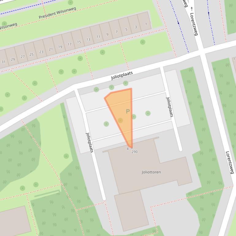 Kaart van postcodegebied 3069JM.