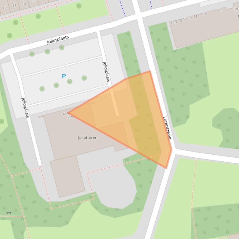 Kaart van postcodegebied 3069JN.