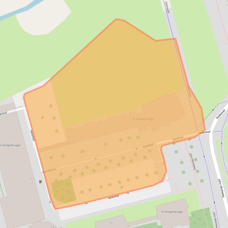 Kaart van postcodegebied 3069KJ.