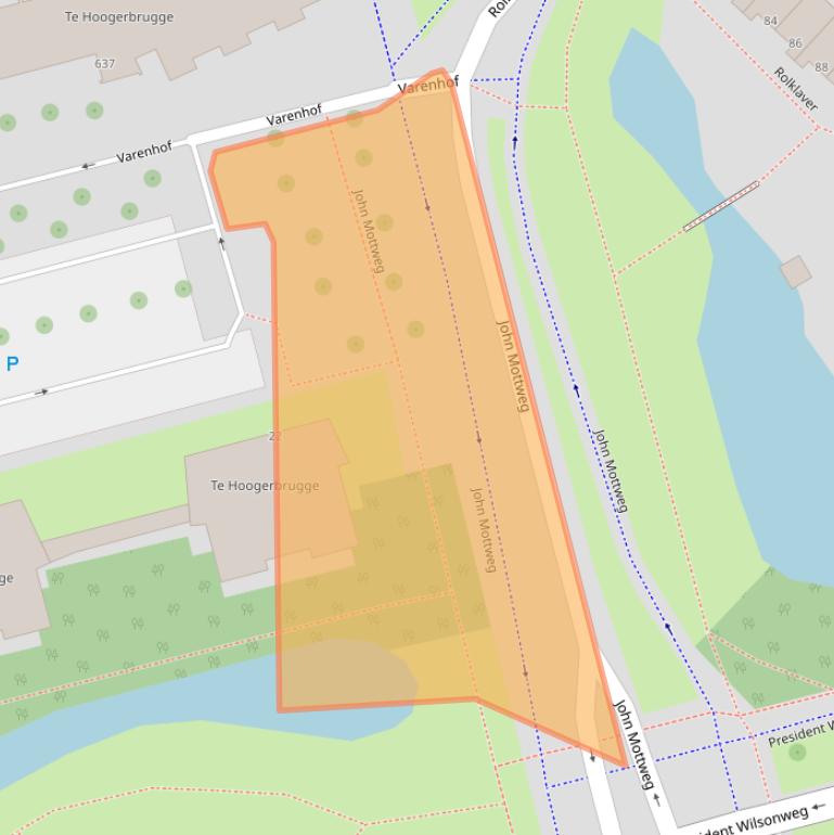 Kaart van postcodegebied 3069KK.