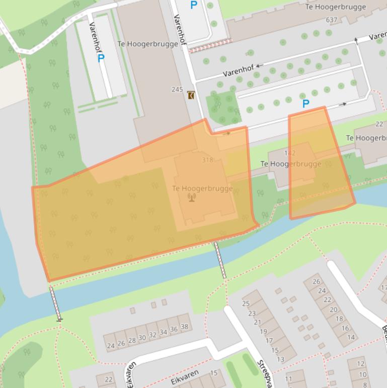 Kaart van postcodegebied 3069KM.