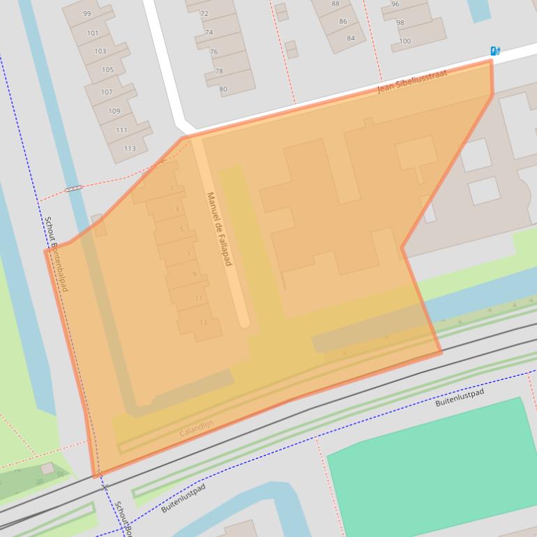 Kaart van postcodegebied 3069MR.