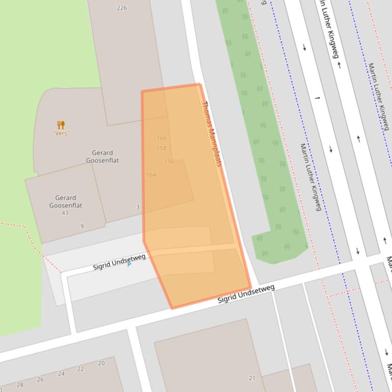 Kaart van postcodegebied 3069NG.