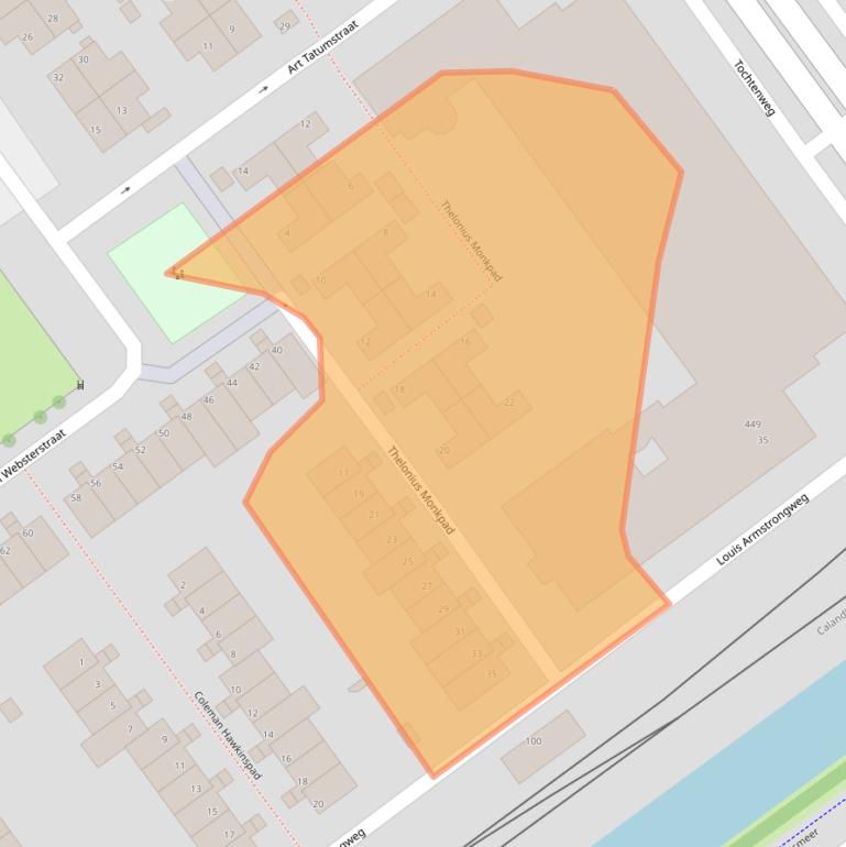 Kaart van postcodegebied 3069PW.