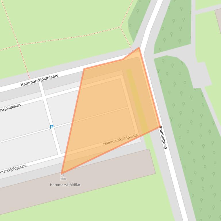 Kaart van postcodegebied 3069RC.