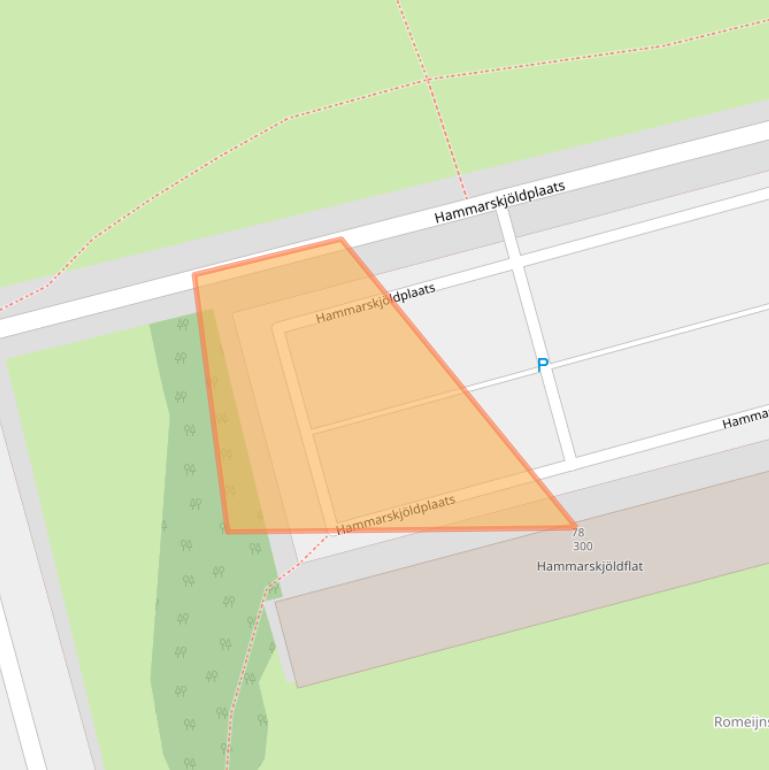 Kaart van postcodegebied 3069RE.