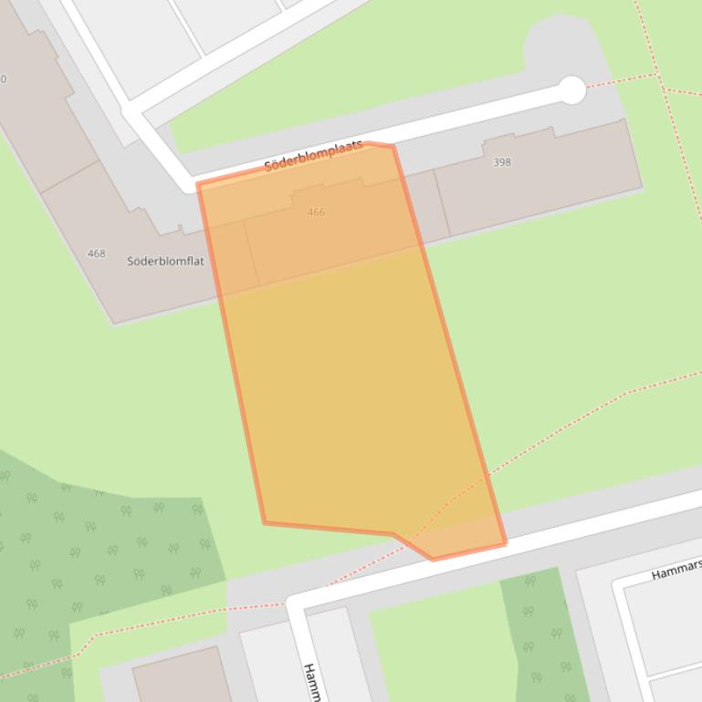 Kaart van postcodegebied 3069SM.