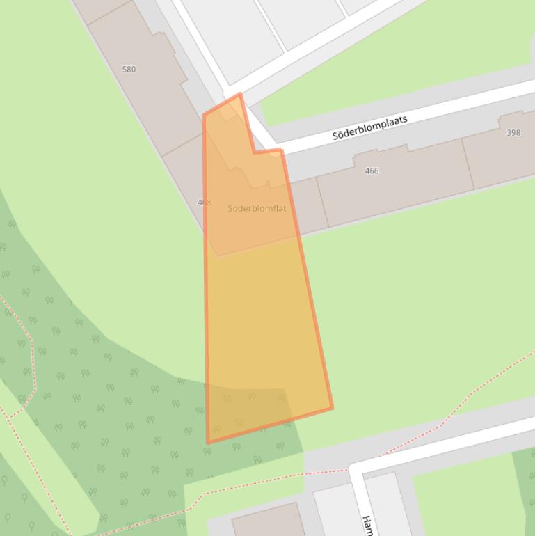 Kaart van postcodegebied 3069SN.