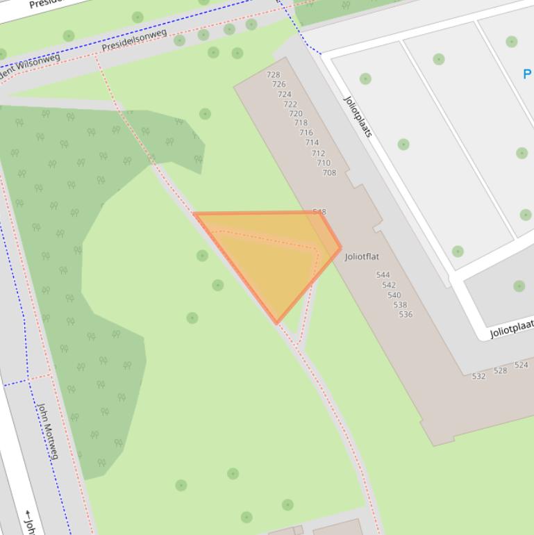 Kaart van postcodegebied 3069TS.