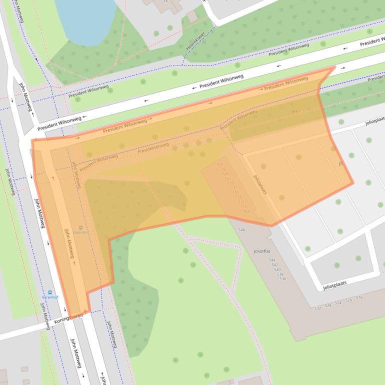 Kaart van postcodegebied 3069TT.