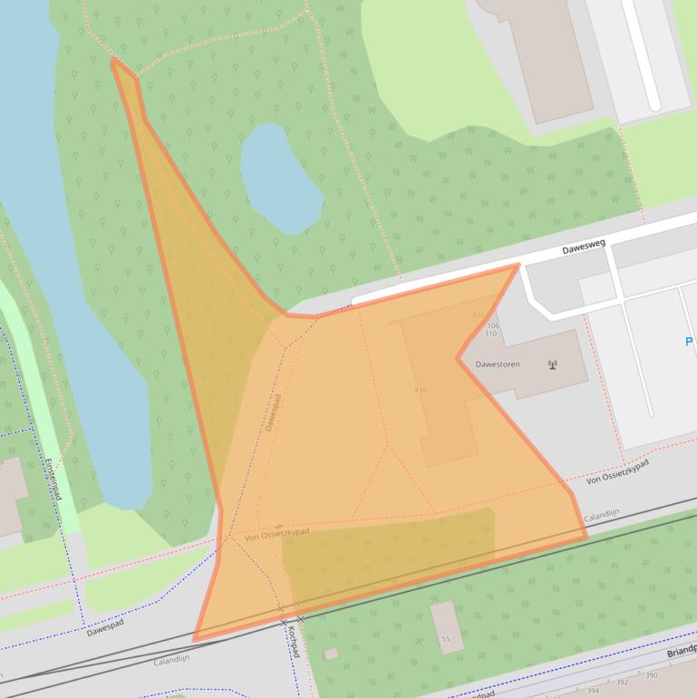 Kaart van postcodegebied 3069VR.