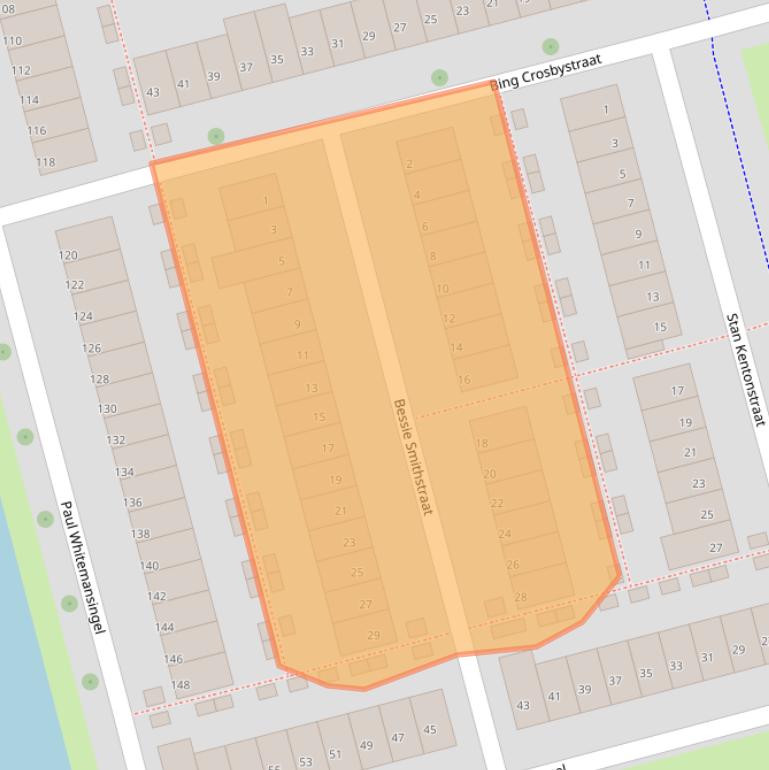 Kaart van postcodegebied 3069XP.