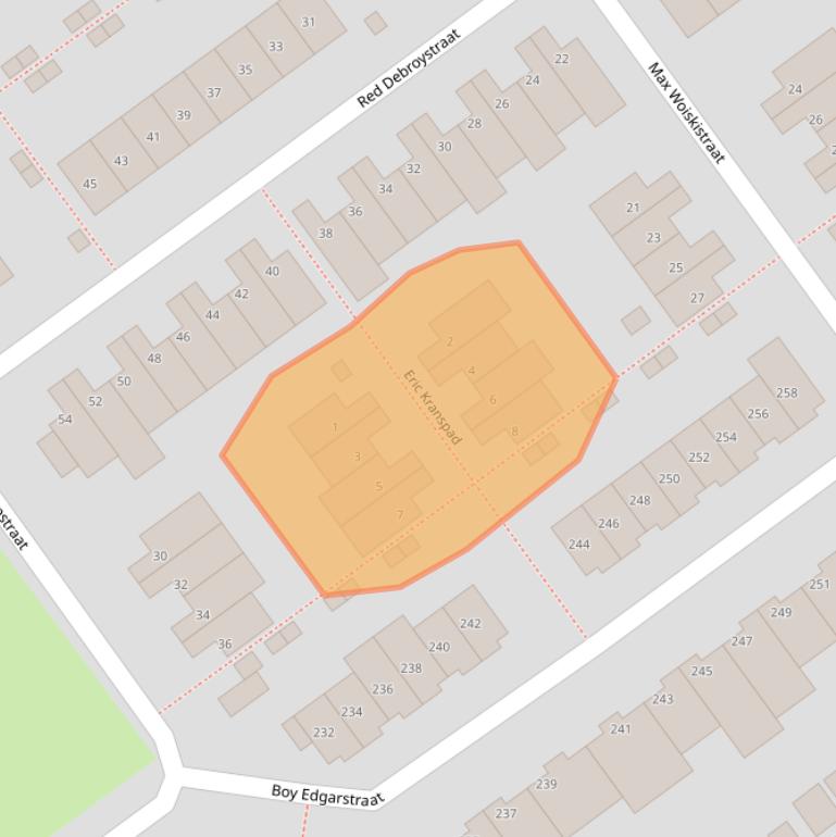 Kaart van postcodegebied 3069ZK.