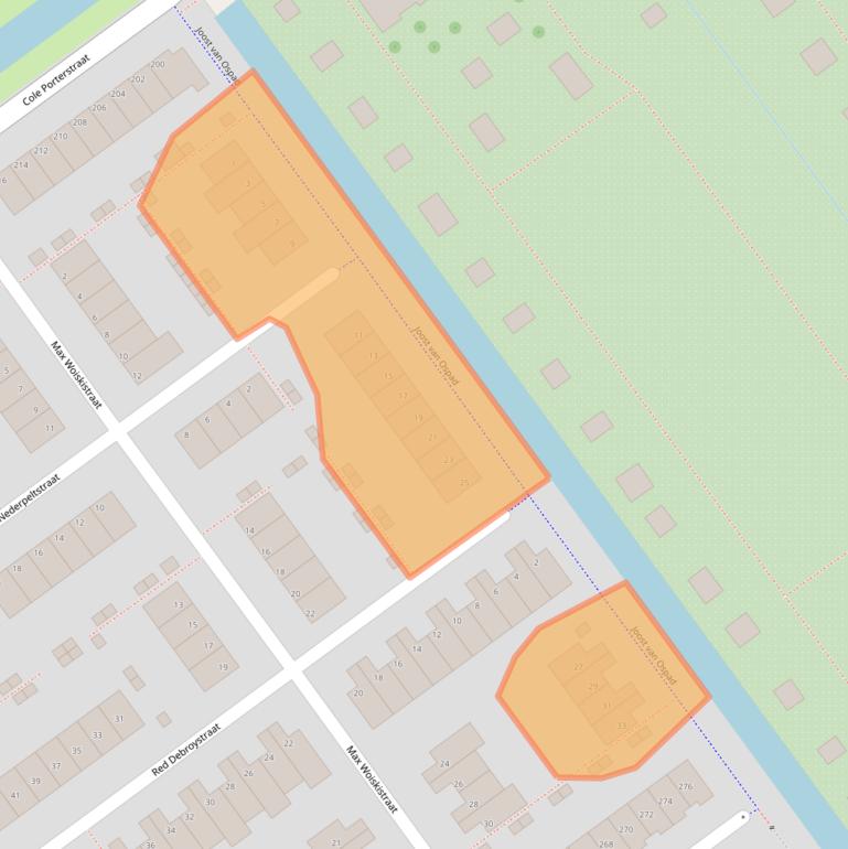 Kaart van postcodegebied 3069ZM.