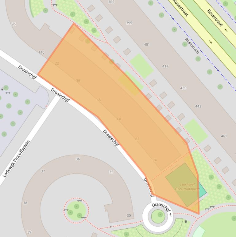 Kaart van postcodegebied 3071AM.