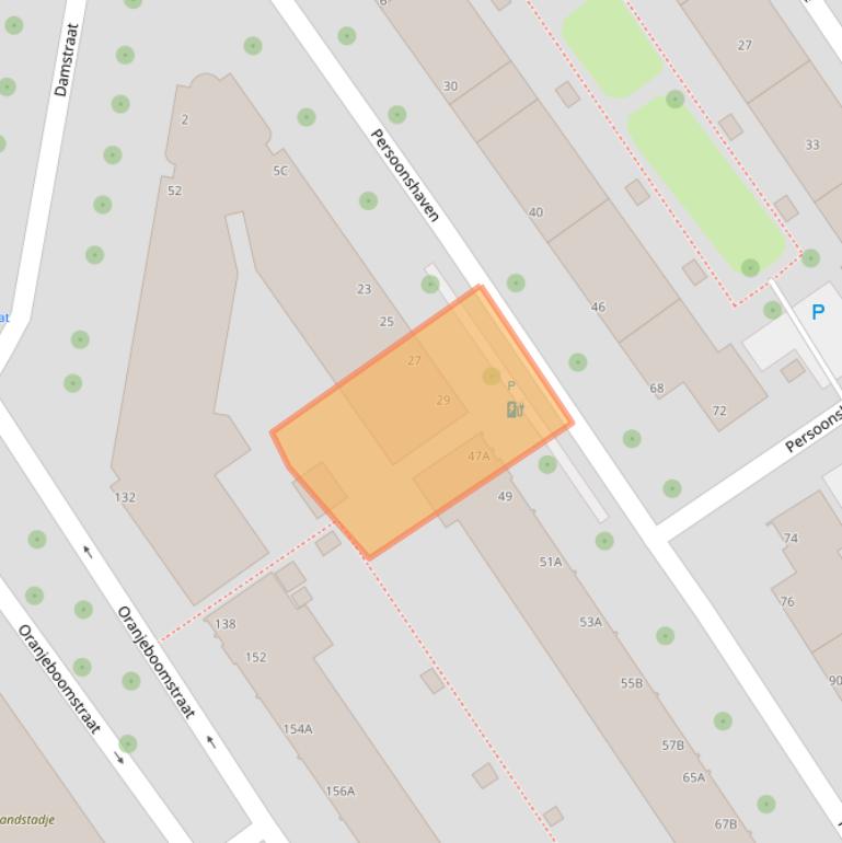 Kaart van postcodegebied 3071CB.