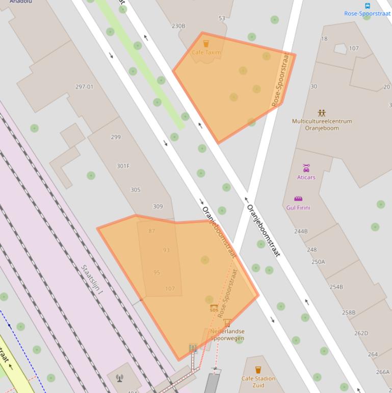 Kaart van postcodegebied 3071EN.