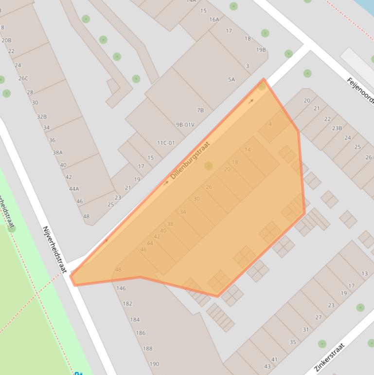 Kaart van postcodegebied 3071HB.