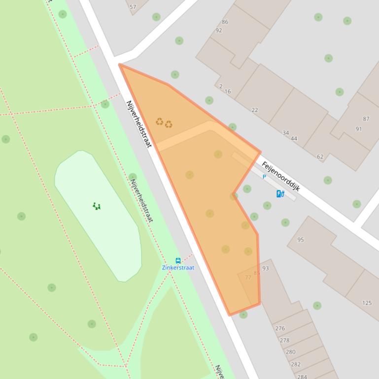 Kaart van postcodegebied 3071HG.