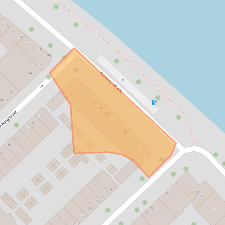 Kaart van postcodegebied 3071HM.