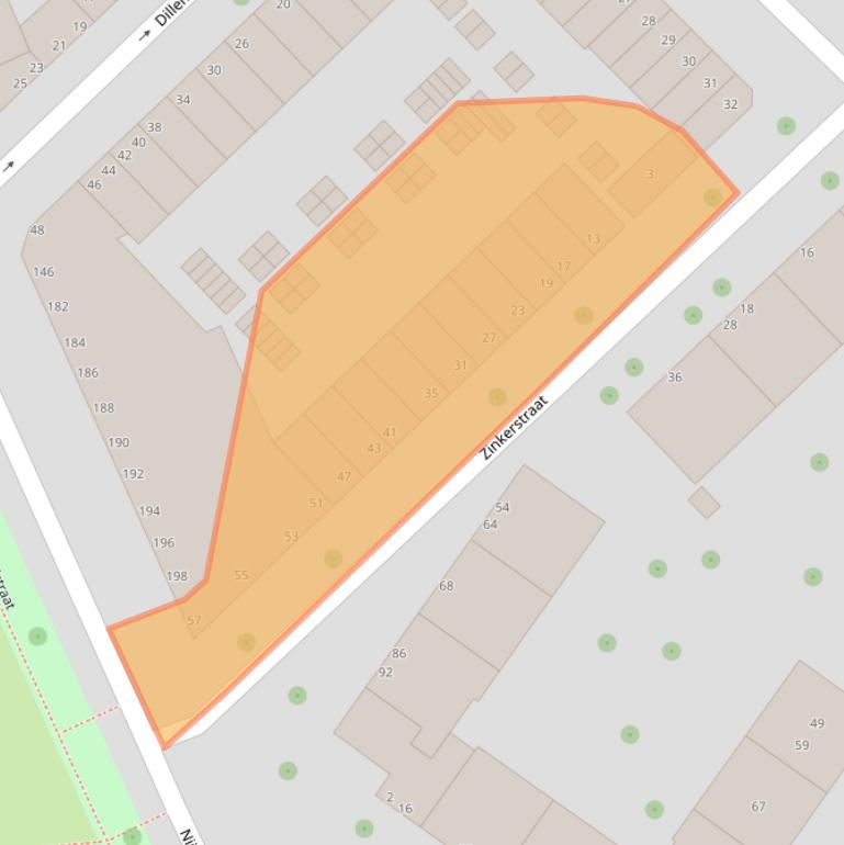 Kaart van postcodegebied 3071HP.