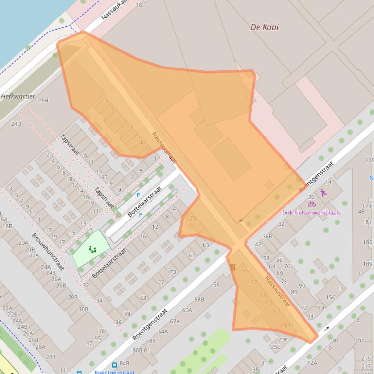 Kaart van postcodegebied 3071JM.