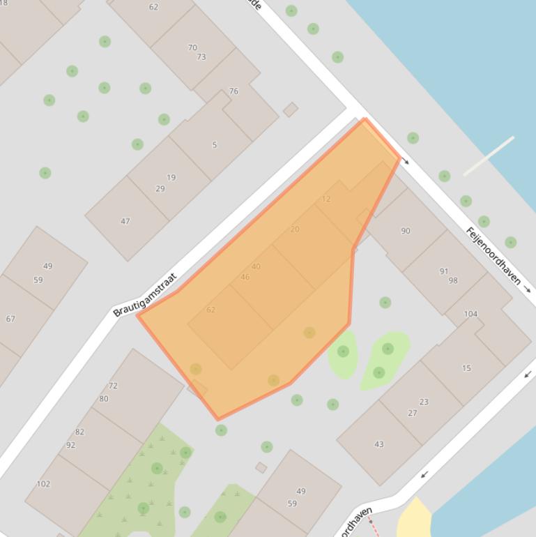 Kaart van postcodegebied 3071RC.