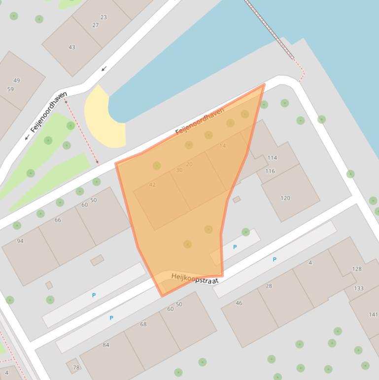 Kaart van postcodegebied 3071RK.