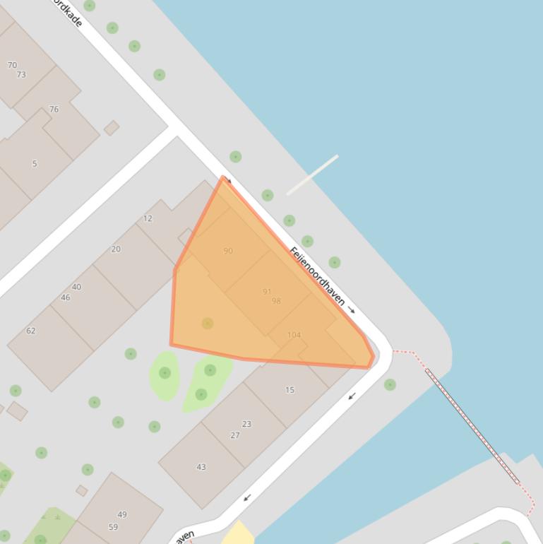 Kaart van postcodegebied 3071RN.